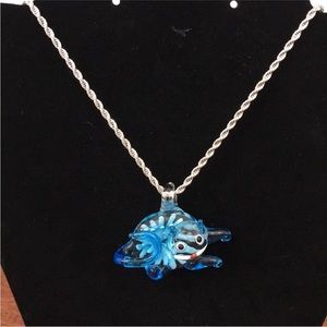 New glass cat on chain!